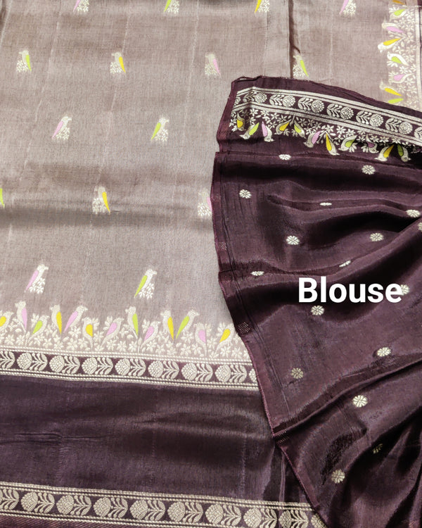Green mango silk saree -GM07 alternate view