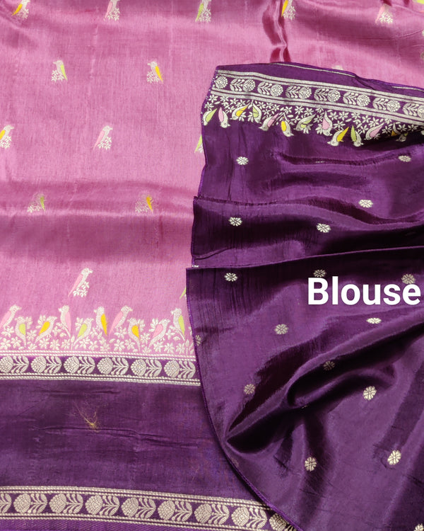 Green mango silk saree -GM08 alternate view