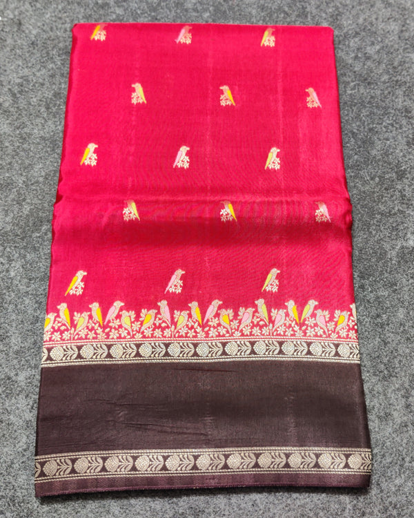 Green mango silk saree -GM05