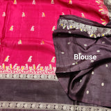 Green mango silk saree -GM06