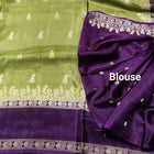 Green mango silk saree -GM02