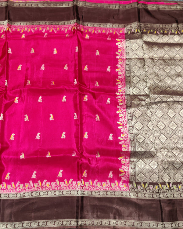 Green mango silk saree -GM01 alternate view