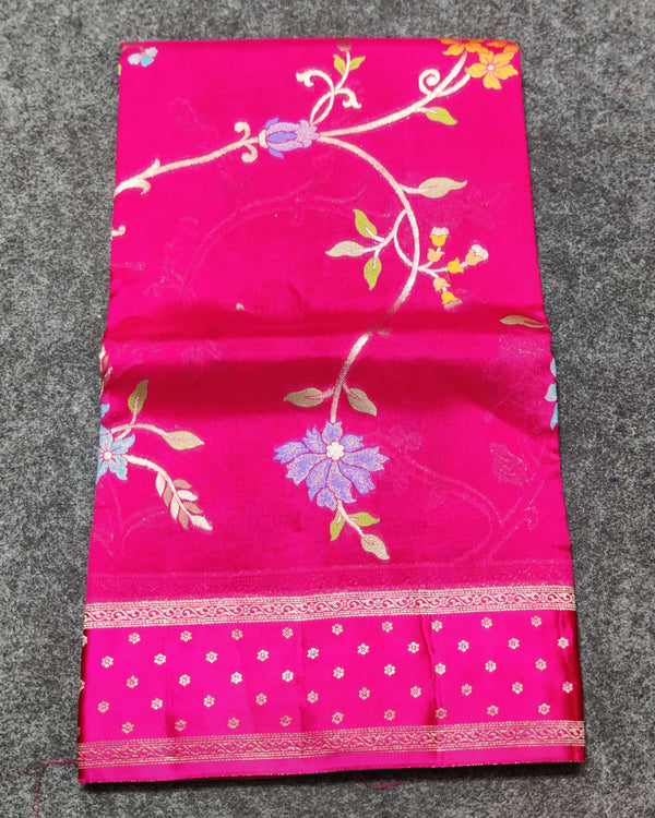 Benny silk meenakari saree - BS18