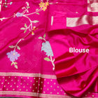 Benny silk meenakari saree - BS18