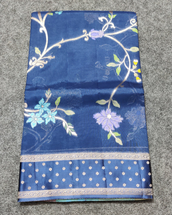 Benny silk meenakari saree - BS15