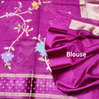 Benny silk meenakari saree - BS14