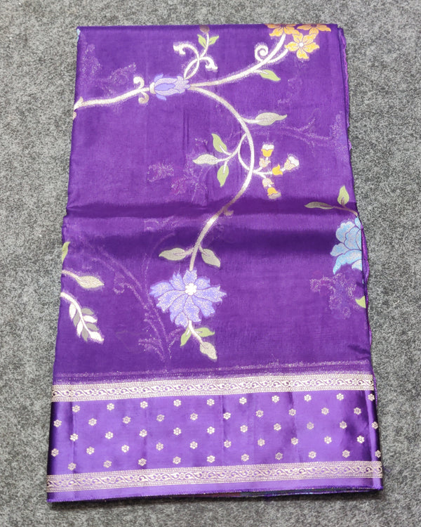 Benny silk meenakari saree - BS17
