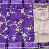 Benny silk meenakari saree - BS17