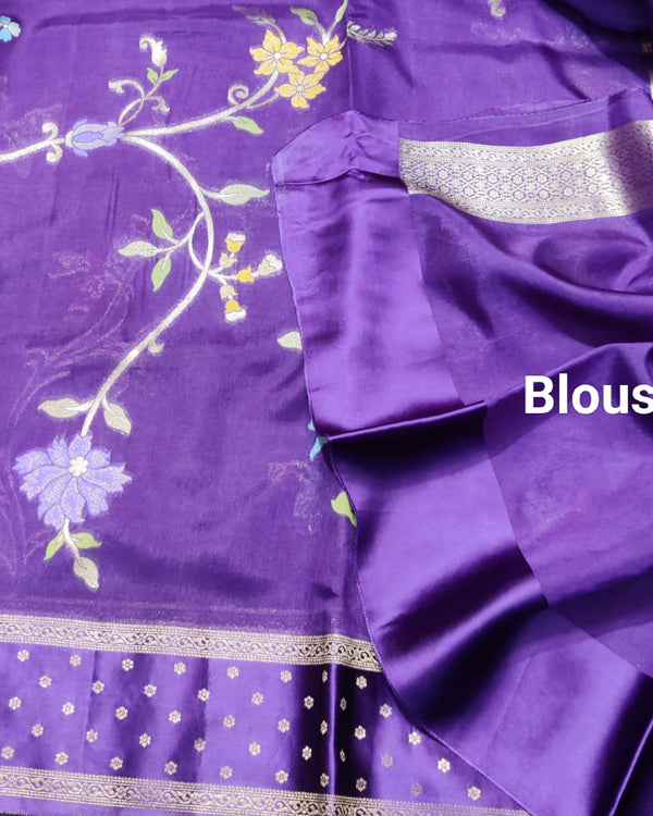 Benny silk meenakari saree - BS17 alternate view