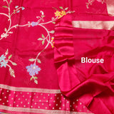 Benny silk meenakari saree - BS13