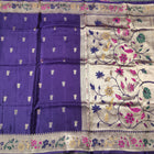 Satin silk paithani saree -S19