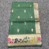 Satin silk paithani saree -S21