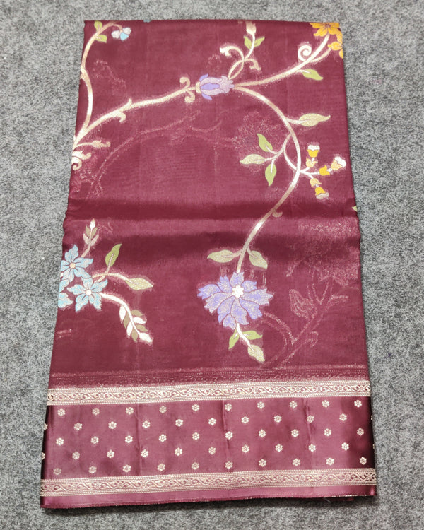 Benny silk meenakari saree - BS16