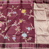 Benny silk meenakari saree - BS16