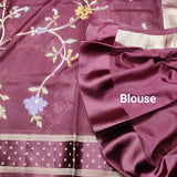 Benny silk meenakari saree - BS16