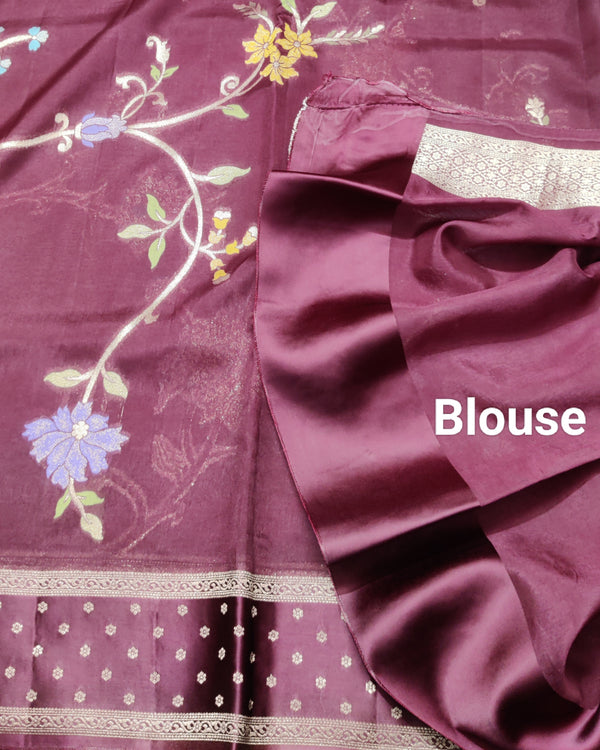 Benny silk meenakari saree - BS16 alternate view