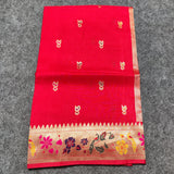 Satin silk paithani saree -S17
