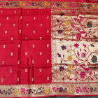 Satin silk paithani saree -S17
