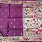 Satin silk paithani saree -S14