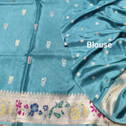 Satin silk paithani saree -S18