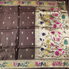 Satin silk paithani saree -S13