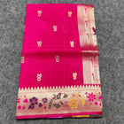 Satin silk paithani saree -S20