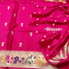 Satin silk paithani saree -S20