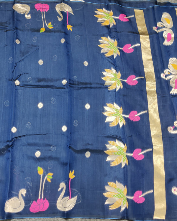 Jamdani Raw silk - J05 alternate view
