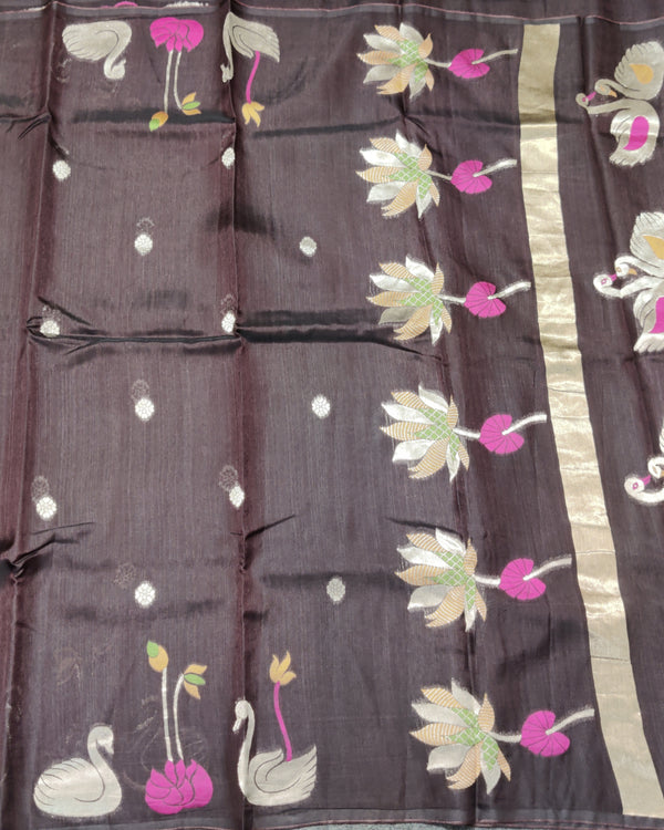 Jamdani Raw silk - J04 alternate view