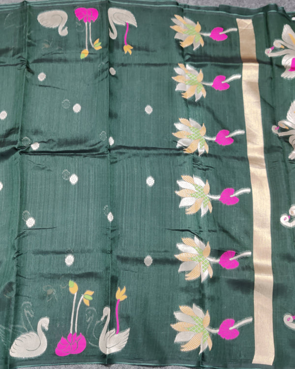 Jamdani Raw silk - J02 alternate view