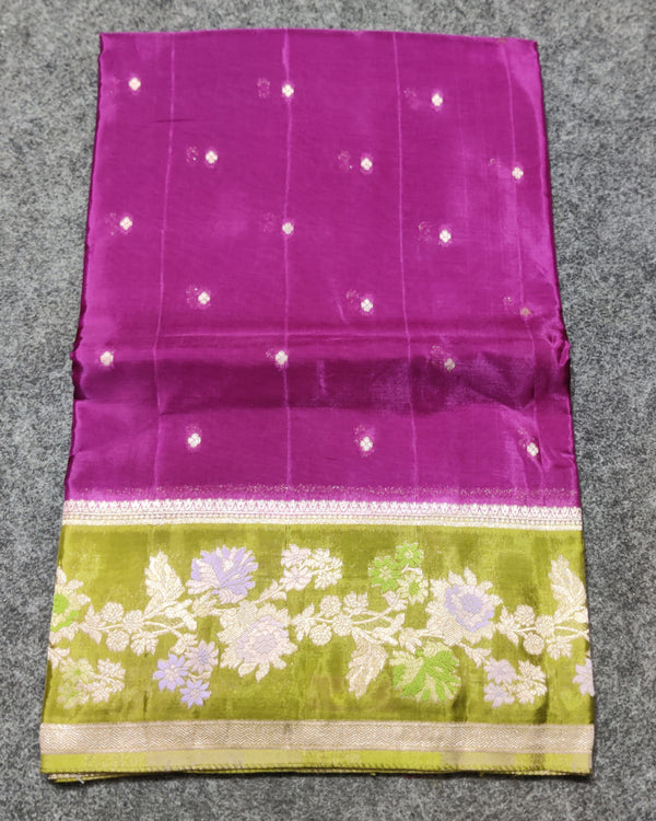 Royal silk meenakari saree -RS12