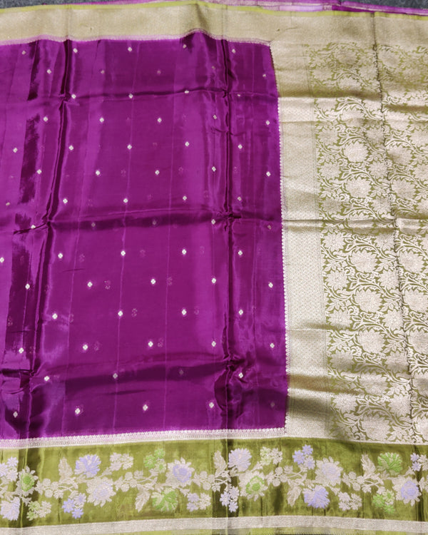 Royal silk meenakari saree -RS12 alternate view