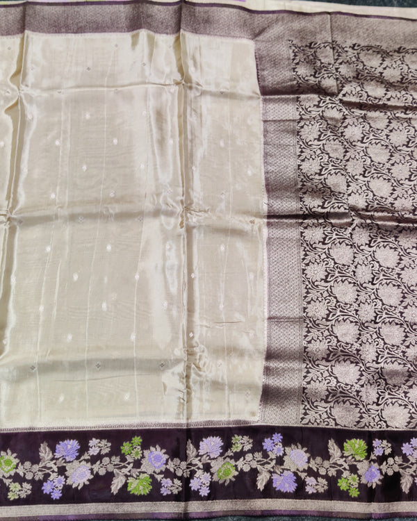 Royal silk meenakari saree -RS09 alternate view