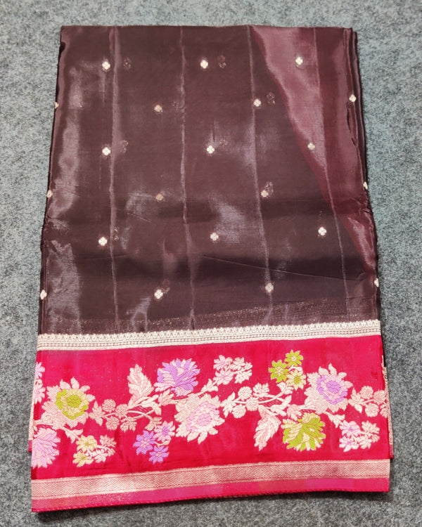 Royal silk meenakari saree -RS08