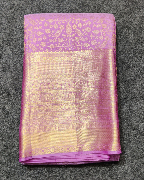 Kanchi Bridal Pure Silk Saree with Brocade Design – KMP283