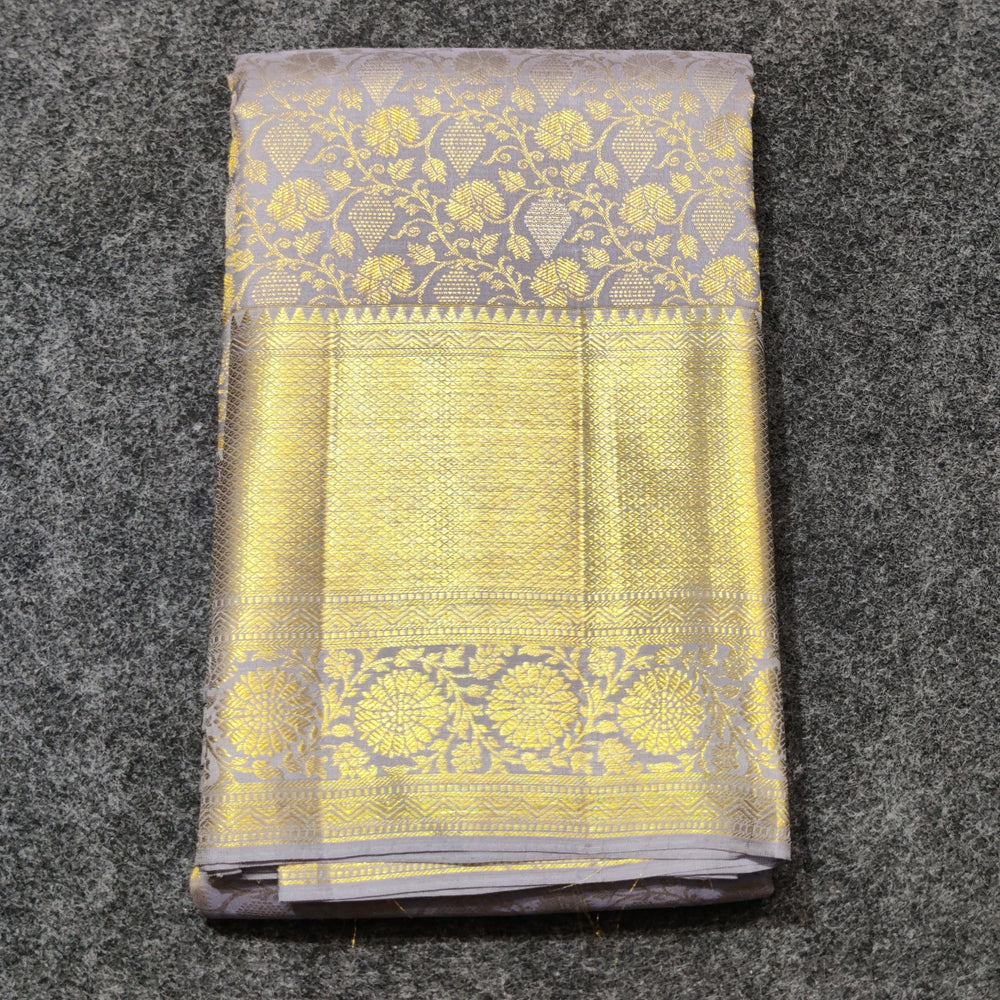 Kanchi Bridal Pure Silk Saree with Brocade Design – KMP281