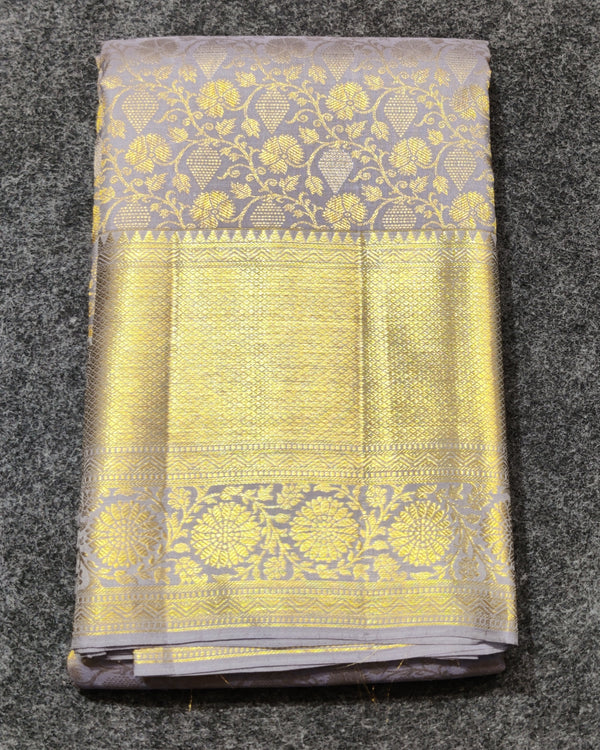 Kanchi Bridal Pure Silk Saree with Brocade Design – KMP281