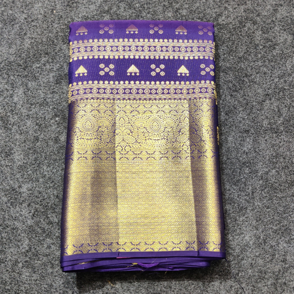 Kanchi Bridal Pure Silk Saree with Brocade Design – KMP280