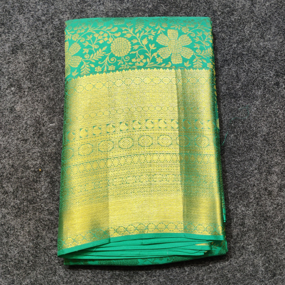 Kanchi Bridal Pure Silk Saree with Brocade Design – KMP282