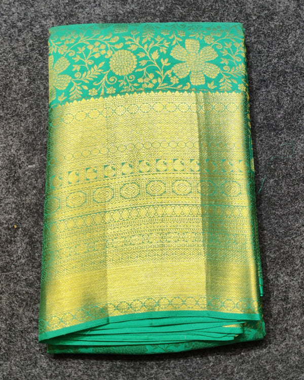 Kanchi Bridal Pure Silk Saree with Brocade Design – KMP282