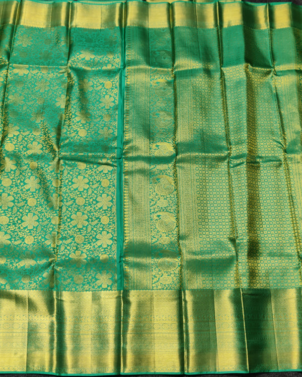 Kanchi Bridal Pure Silk Saree with Brocade Design – KMP282 alternate view