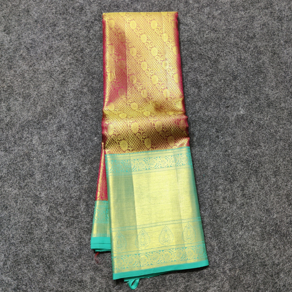 Kanchi Handloom Pure Silk Wedding Saree – KMP308