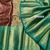 Kanchi Handloom Pure Silk Wedding Saree – KMP308