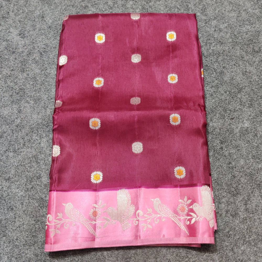 Benny silk meenakari saree - BS22