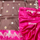 Benny silk meenakari saree - BS25