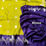 Benny silk meenakari saree - BS20