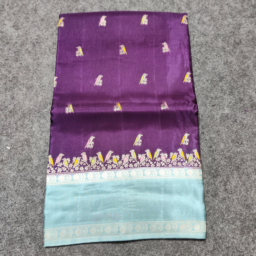 Green mango silk saree -GM04