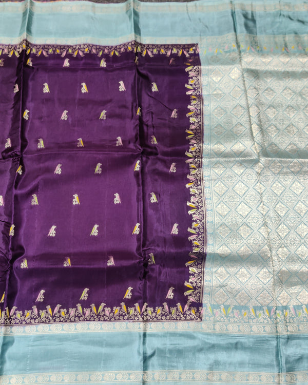 Green mango silk saree -GM04 alternate view