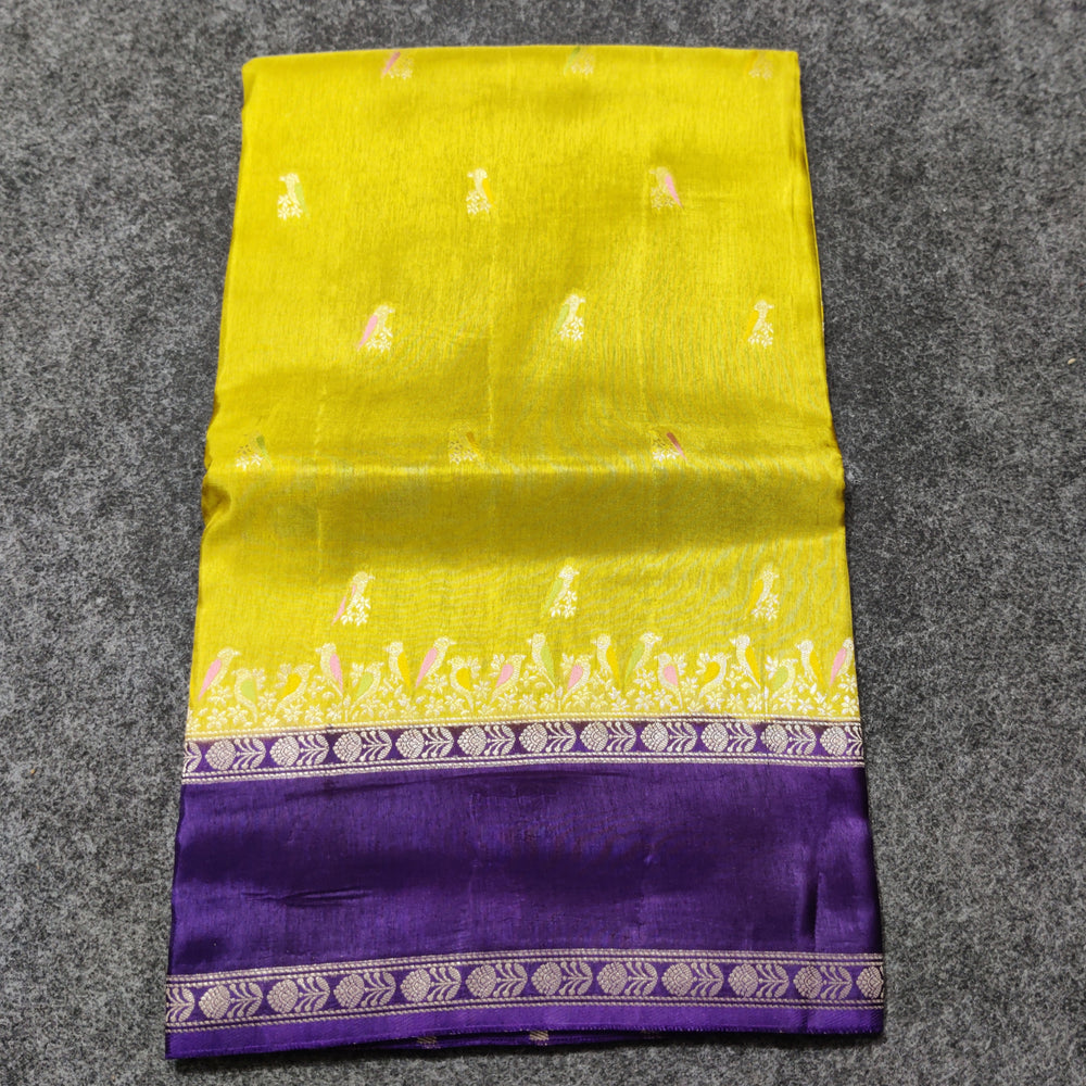 Green mango silk saree -GM03