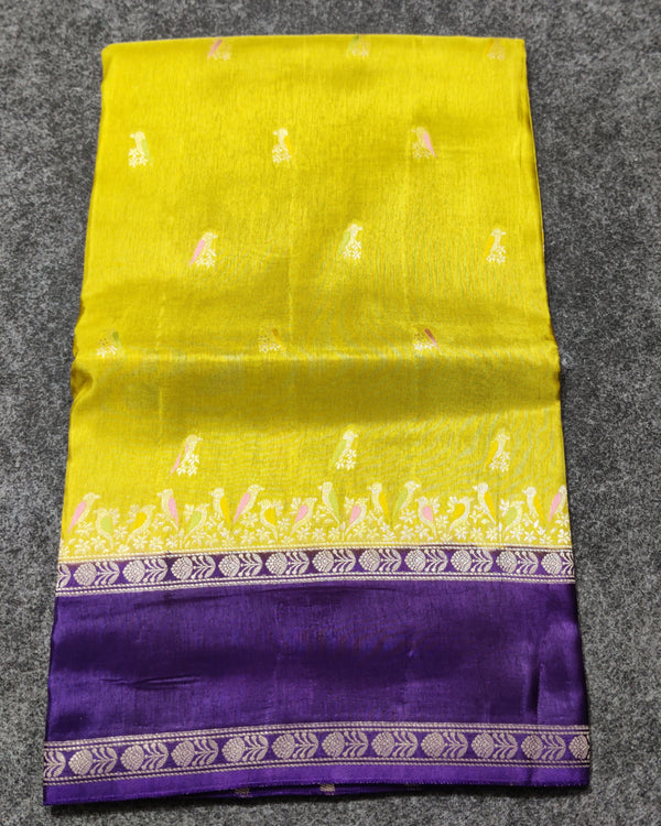 Green mango silk saree -GM03